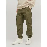 Jack & Jones Cargobroek 'JPSTKane JJNoah' kaki