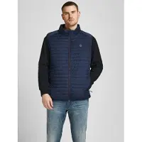 Jack & Jones Heren bodywarmer navy Plus Size