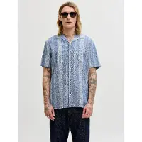 Jack & jones Overhemd 'Summer' blauw denim / wit
