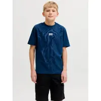 Jack & Jones Junior Shirt 'JCOBreeze' blauw / wit