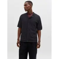 Jack & Jones Gebreid vest 'JJCHRIS' zwart