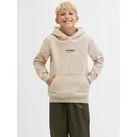 Jack & Jones Junior Sweatshirt 'JJESoho' beige / zwart