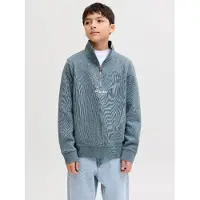 Jack & Jones Junior Sweatshirt 'JJESoho' smoky blue / wit