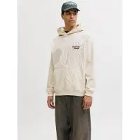 Jack & Jones Sweatshirt 'JORNORREBRO' crème / rood