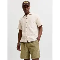 Jack & Jones Overhemd 'JPRBLUtiago' ecru / greige