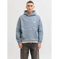 Jack & jones Sweatshirt 'JORNorrebro' pastelblauw / wit