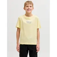 Jack & jones Junior Shirt lichtblauw / geel / groen / oranje