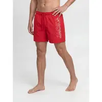 Jack & Jones Zwemshorts 'JPSTMaui' knalrood / wit