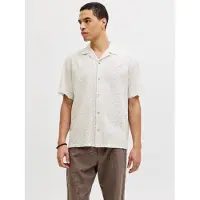Jack & Jones Overhemd 'JJESummer' ecru / wit