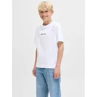 Jack & Jones Junior Shirt 'JORNORREBRO' zwart / wit