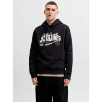 Jack & Jones Sweatshirt taupe / zwart / wit