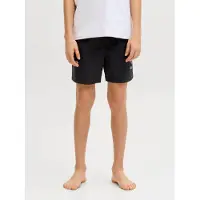 Jack & Jones Junior Zwemshorts 'JPSTMaui Wave' donkergrijs / zwart