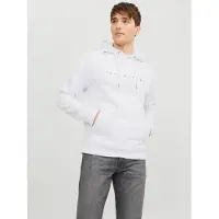 Jack & Jones Sweatshirt 'JJEStar' zwart / wit
