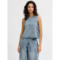JJXX Top 'JXMabel' blauw denim