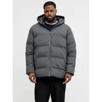 Jack & Jones Plus Size Puffer Jacket EU6XL US4XL Grijs
