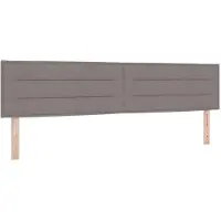vidaXL Hoofdbord Taupe 200 cm Stof