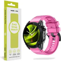 Mobile Origin Easy Strap Siliconen Horloge 22Mm Roze