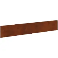 vidaXL Gazonrand 30 st 100 x 18 cm Staal Roestig