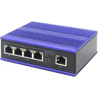 Digitus DN-650105 netwerk-switch Unmanaged L2 Fast Ethernet (10/100) Zwart, Blauw