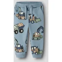 Name it Broek 'NMMKark' sand / smoky blue / pastelgroen / zwart