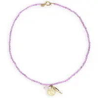 BONNIE STUDIOS Dames Sieraden Lila Pendant Trio Necklace - Lila - Maat ONESIZE