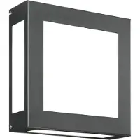 CMD Wandlamp buiten met bewegingssensor LEGENDO, zwart, Roestvrij staal, Modern