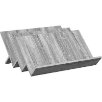vidaXL Tijdschriftenrek Grijs Sonoma 65 x 53 x 28,5 cm Bewerkt hout