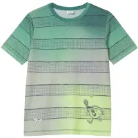 s.Oliver T-shirt donkergroen Jongens Polyester Ronde hals Meerkleurig - maat 128/134