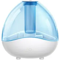 Melitt Ultrasoon Koude Mistbevochtiger, Stille Slaapkamerluchtbevochtiger, Bureaubevochtiger met Afneembare Watertank, B