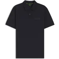 BOSS Paddy-polo met gestructureerde logopatch