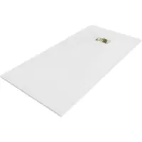 Mexen Hugo rechthoekige SMC douchebak 180 x 80 , wit, gouden afdekking - 42108018-G