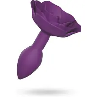 Love to love Open Roses S - siliconen anale plug (paars)