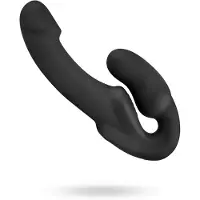 No-Parts - Morgan Strapless Strapon Dildo 22 cm - Zwart
