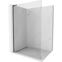 Mexen Kioto L douchewand Walk-in 65 x 200 , transparant, zwart - 800-065-103-70-00