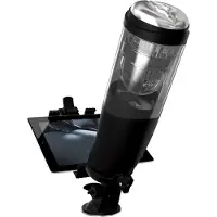 PDX Mega-Bator - automatische masturbator - roterend en op en neer - zwart
