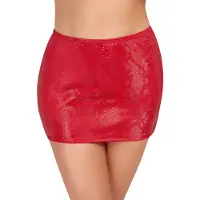 Cottelli collection Mini ROK Rood XL