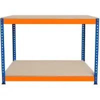 Monster Werkbank met 2 Planken S-Rax - Werkstation 300 kg - 120x60x90cm