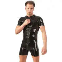 Late-X Latex Body Met Rits