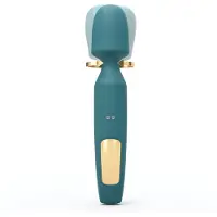 Love to love - R-Evolution Wand Vibrator Set Met 2 verwisselbare opzetstukken - Turquoise