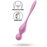 Satisfyer Love Birds 1 - App-gestuurde vibrerende geishabal (roze)