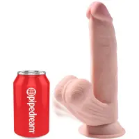 Pipedream King Cock Plus Realistische Dildo Met Bewegende Balzak - 24 cm