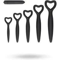 Ouch! Hoogwaardige Siliconen vaginale dilatorset - zwart