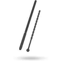Hidden Desire Ribbed Penis Dilator Set 2 pcs