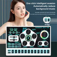 Jojomino SX91 Geluidskaart USB Mixer Professionele Audio Mixing Console Versterker voor Live Sing PC Computer Laptop Mobiele Telefoon