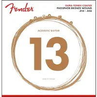Fender Dura-Tone gecoate fosforbronzen akoestische gitaarsnaren 860M .013-.056