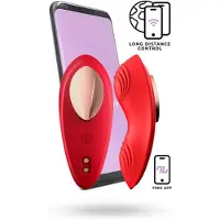 Vuxen - Panty Vibrator - Vibrerend Slipje - Met App Control - Rood