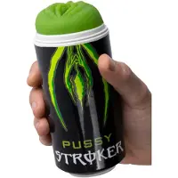 ALIVE - Masturbator in Energy Drink Blikje - Neon Groen