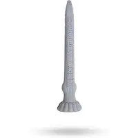 Vuxen Power Monsters - Basilisk - Taps Toelopende Fantasie Dildo - Grijs