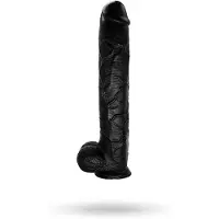 Kiotos Cox Mega Dildo Nr. 9 - 48 x 8 cm - Zwart
