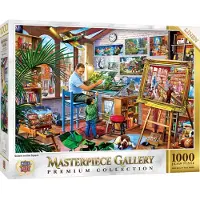 Masterpieces 1000 Stuk Puzzel Voor Volwassenen, Gezinnen, Of Jeugd - Galerie op het Plein - 26.75"x 19.25"